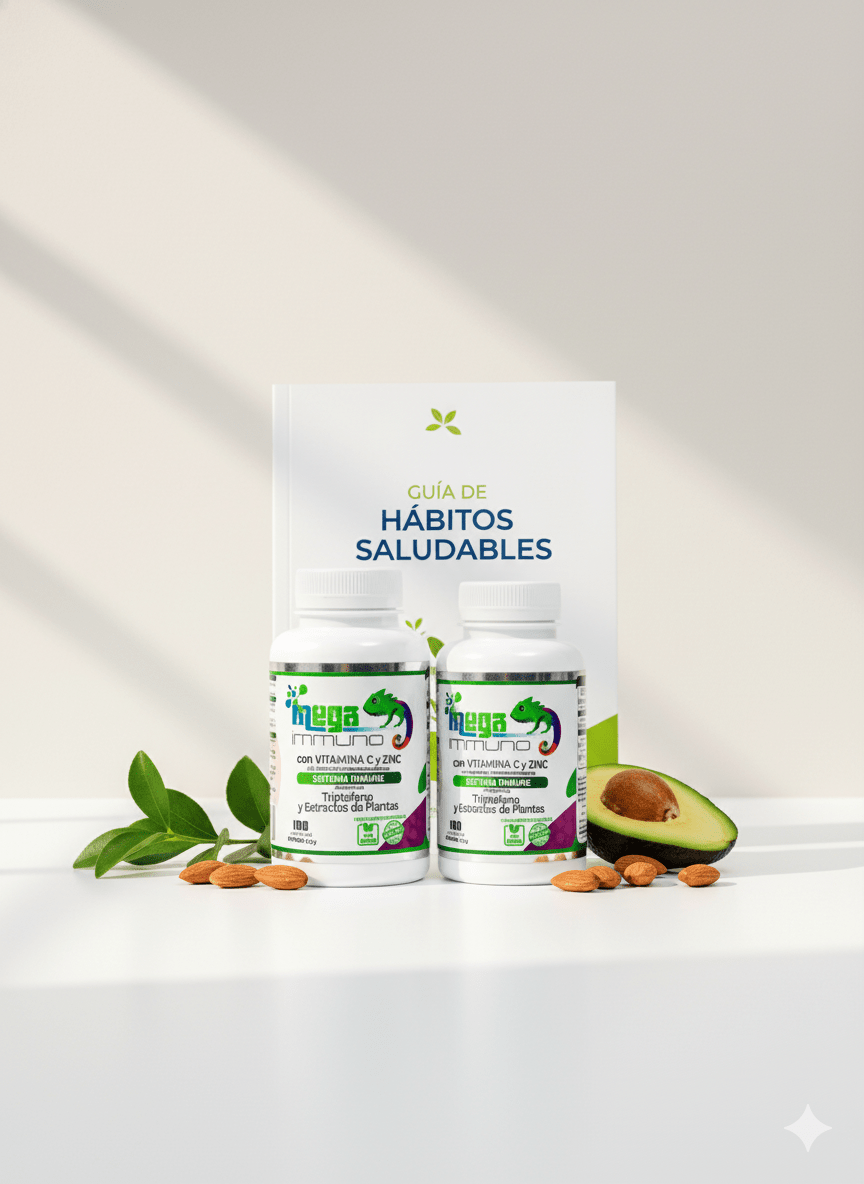 Pack Premium: 2× Mega Immuno + Guía de Hábitos Saludables - Nutri Immunolab